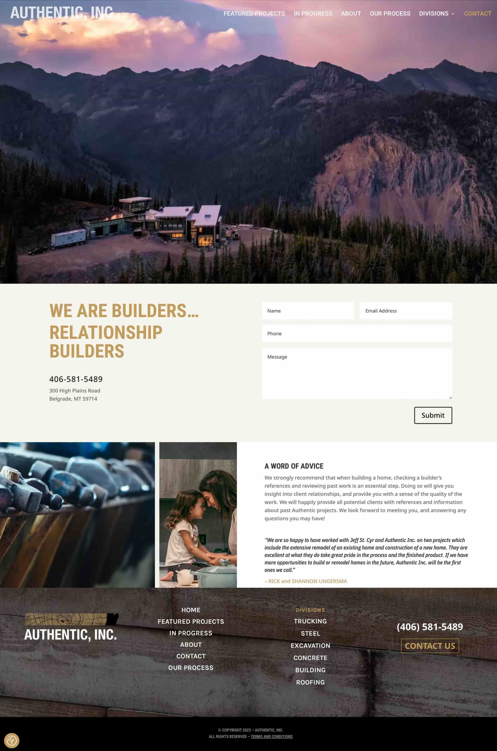 Authentic-inc-Beland-Studio-Contact-Screencap-Composite-Edit Authentic, Inc. Contact Page